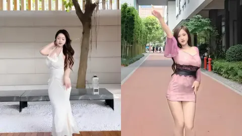 唐曼曼与学长亲密接触